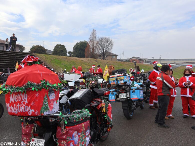 【八潮市】サンタツーリングパレード2025 サンタライダーが町に笑顔を届けた一日