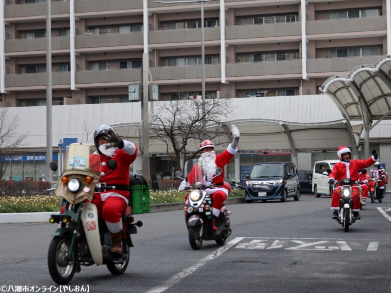 【八潮市】サンタツーリングパレード2025 サンタライダーが町に笑顔を届けた一日