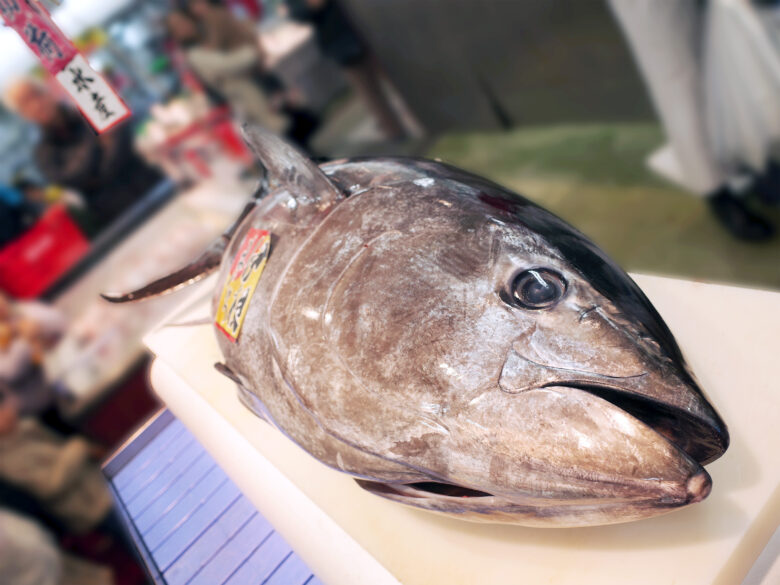 角上魚類、縁起物「初荷の国産 生本まぐろ」解体実演を1月5日に草加店をはじめ全店で開催