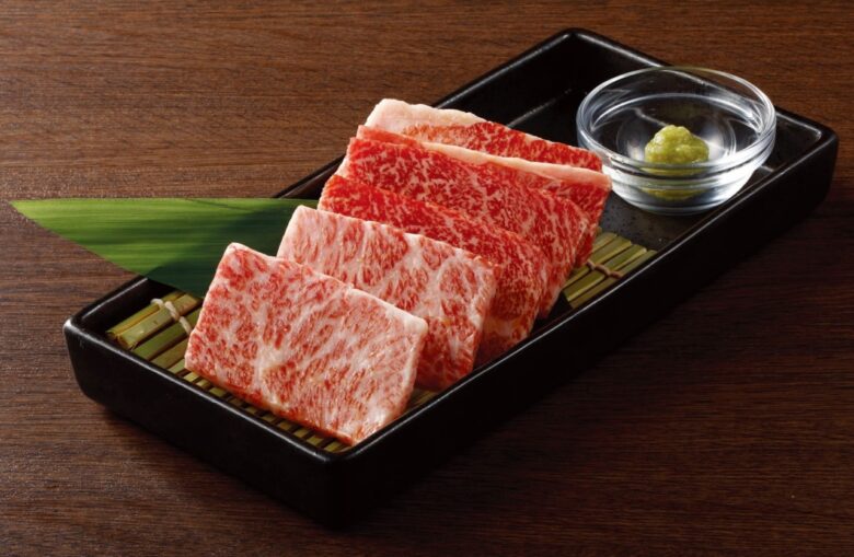 黒毛和牛上カルビ単品価格1,480円(税込1,628円)