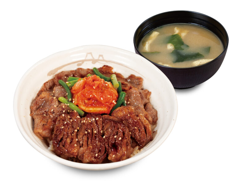 松屋　希少部位×カルビを豪快鉄板焼きで堪能「合い盛り丼」新発売