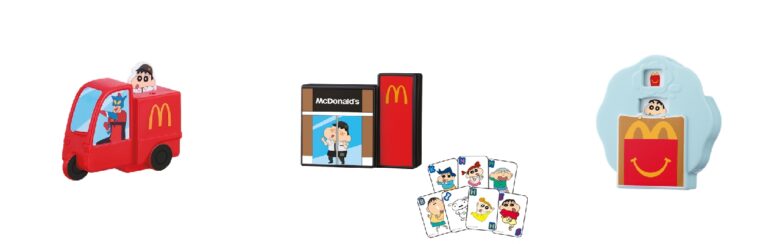 1月16日から期間限定　マクドナルドハッピーセットに「クレヨンしんちゃん」「ポムポムプリン」が登場