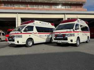 八潮消防署に新しい救急車2台が配備　市民の命を支える体制がさらに充実