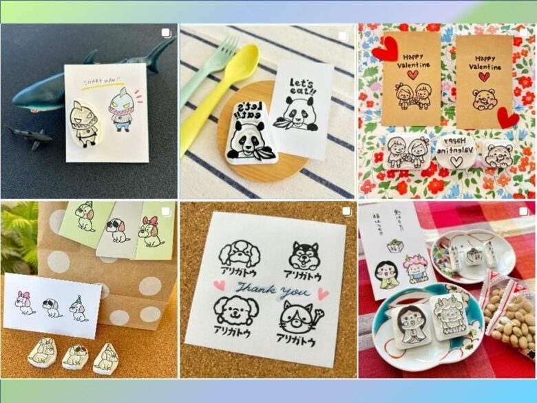 子どもの絵が、世界に一つのハンコになる。八潮の作家「aohanko」さん【過去記事】