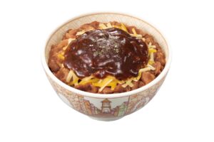 寒い季節にとろける一杯　すき家「デミグラスチーズ牛丼」2月5日発売