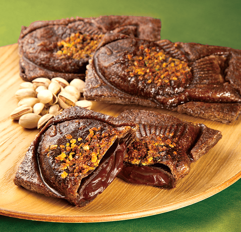 たい焼で楽しむバレンタイン。築地銀だこ、ピスタチオ香る限定クロワッサンたい焼登場