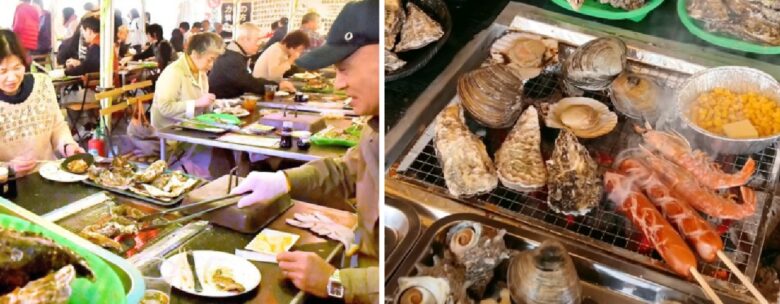 フレスポ八潮に出張カキ小屋が登場　炭火で味わう牡蠣奉行、2月6日から期間限定開催