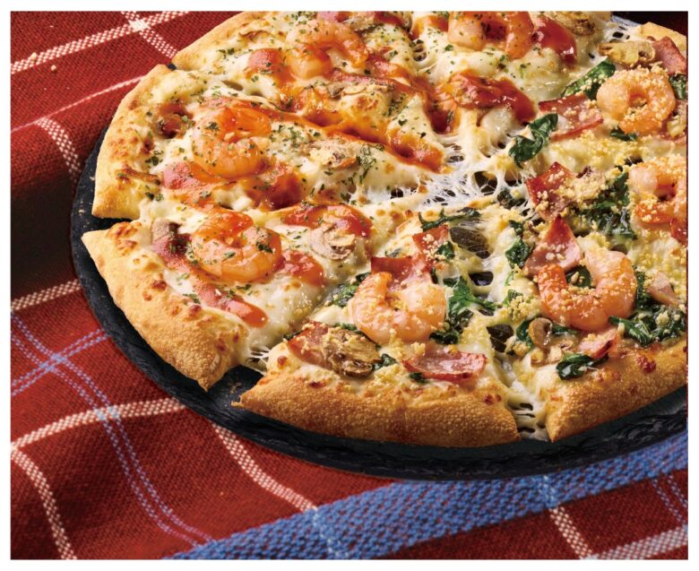 ぷりっと海老のハーフ＆ハーフ