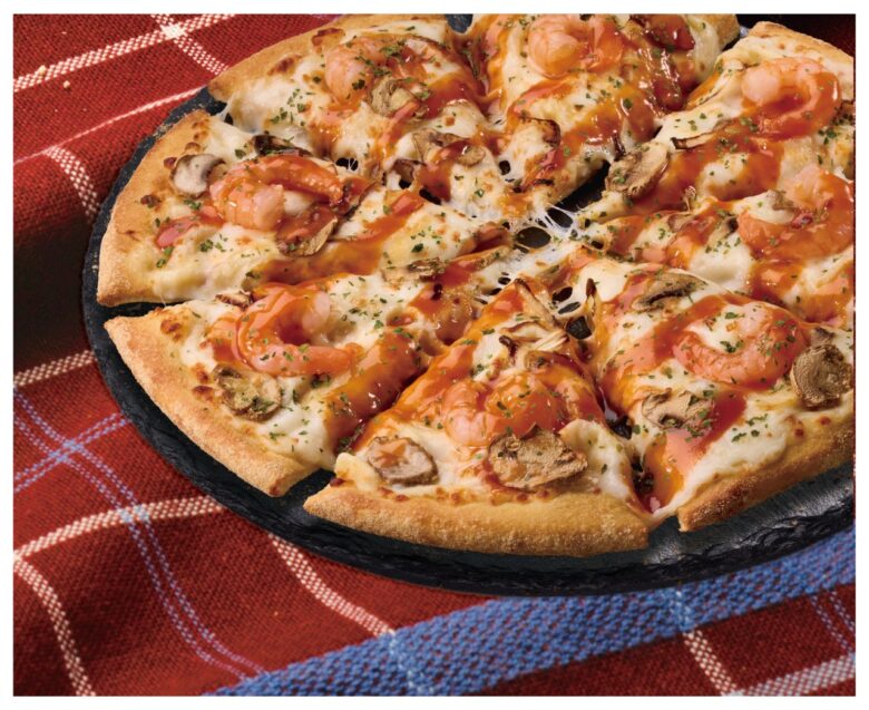 ぷりっと海老のビスクソース仕立て