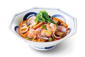 リンガーハット 濃厚海老の香りが広がる「海鮮ちゃんぽん」刷新 2月16日発売