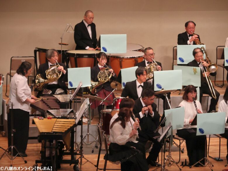 満席の八潮メセナに響いた渾身の音色　八潮市民吹奏楽団第36回定期演奏会