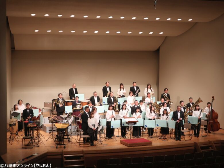 満席の八潮メセナに響いた渾身の音色　八潮市民吹奏楽団第36回定期演奏会