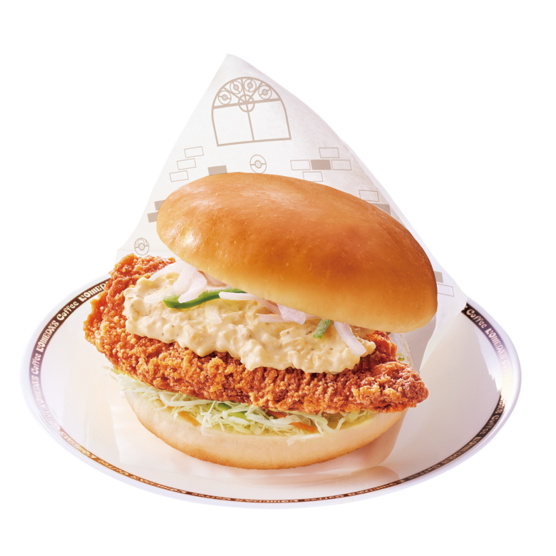 フシギダネ・ヒトカゲ・ゼニガメのなかよし鶏タツタバーガーレモンタルタル