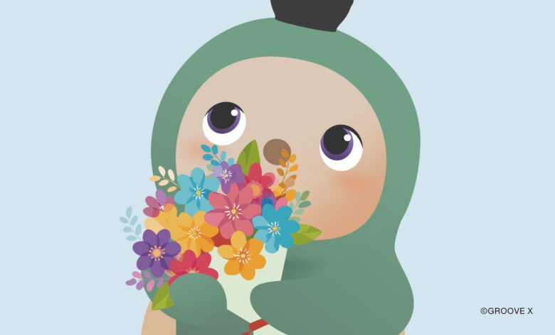 フラワーショップkarendo×LOVOTのコラボレーション