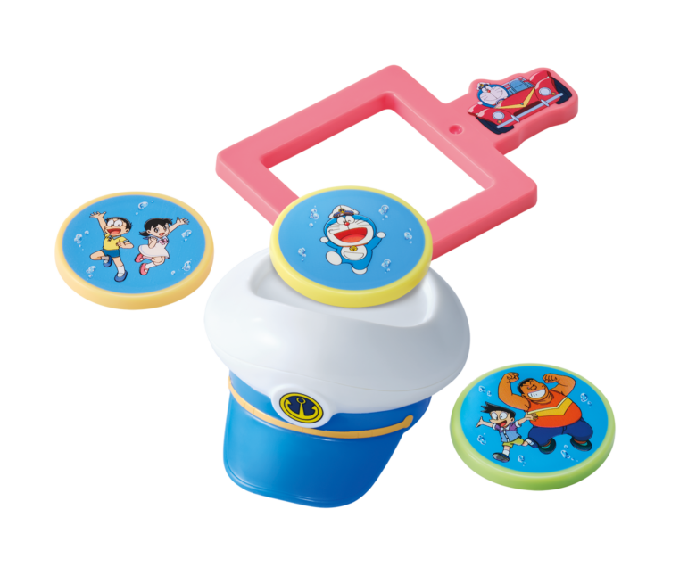 ハッピーセット「ドラえもん」3月20日から期間限定登場　映画『新・のび太の海底鬼岩城』の世界がおもちゃに