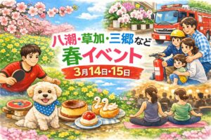 八潮・近隣エリアで春イベント多数　花桃まつりや防災体験など週末イベントまとめ【3月14日・15日】