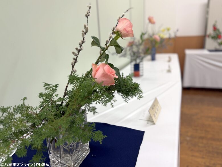 第27回八潮市華道展が開催 多彩な流派が競演する春の花の祭典