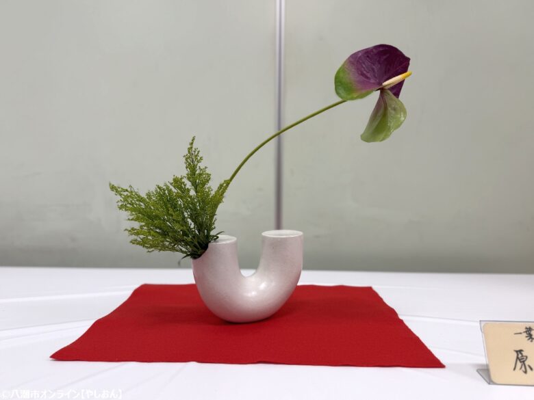 第27回八潮市華道展が開催 多彩な流派が競演する春の花の祭典