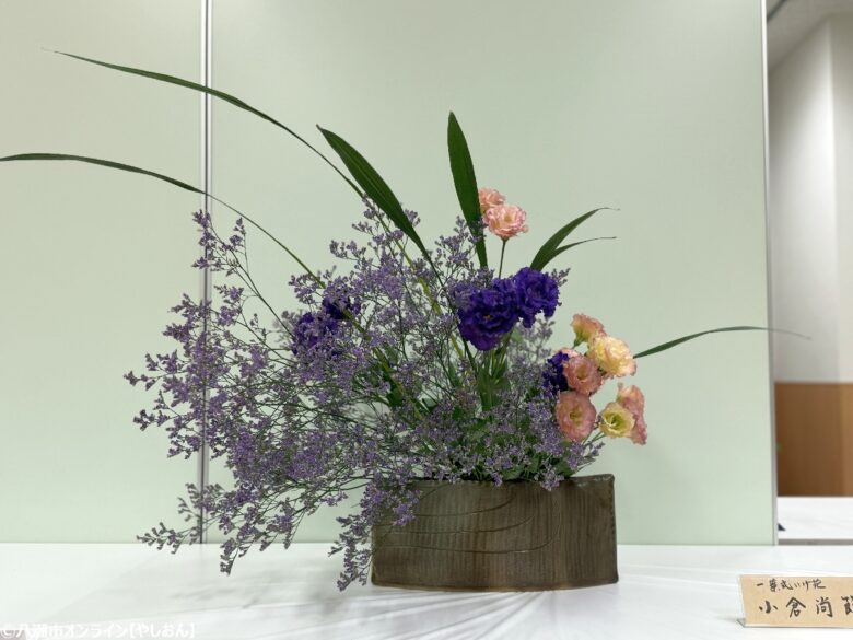 第27回八潮市華道展が開催 多彩な流派が競演する春の花の祭典