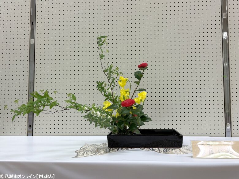 第27回八潮市華道展が開催 多彩な流派が競演する春の花の祭典