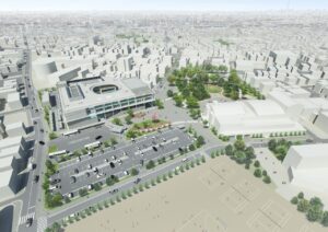 八潮市新庁舎北側に駐車場・バスロータリー整備へ　令和9年夏の供用開始目指す