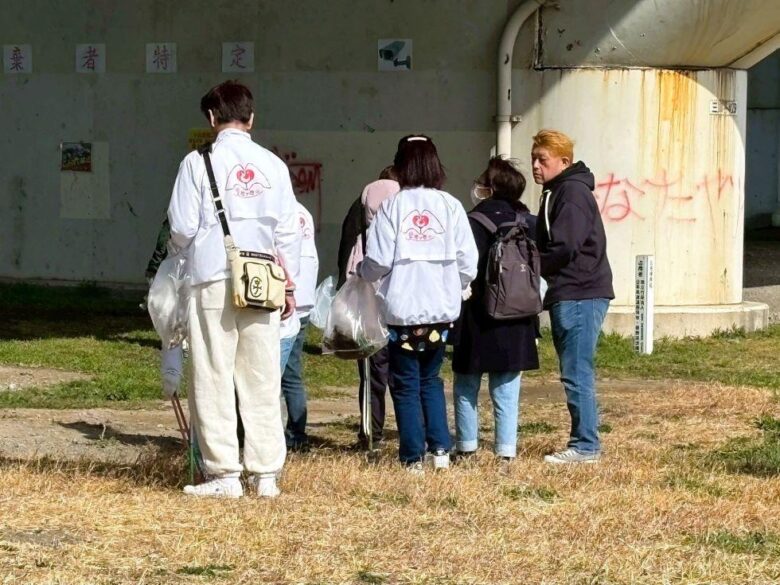 2年ぶりの「花桃まつり」へ準備着々　フラワーパークで地域合同の「夢拾い」清掃活動