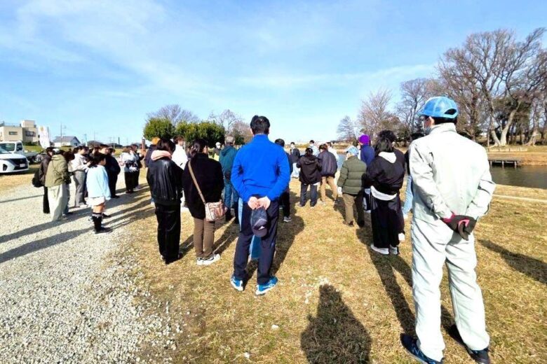 2年ぶりの「花桃まつり」へ準備着々　フラワーパークで地域合同の「夢拾い」清掃活動