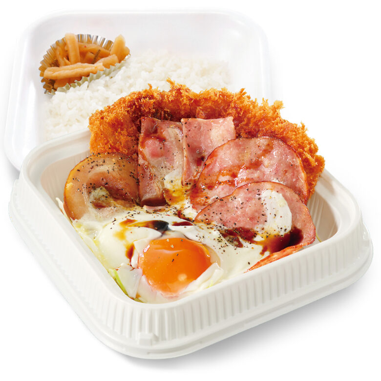 ■ウルトラエッグカツ弁当通常店舗：990円(税込1,069円)/券売機店舗：税込1,090円