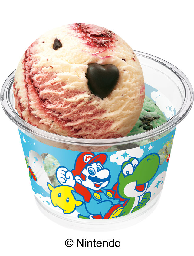 サーティワン×スーパーマリオギャラクシーコラボ開催!限定フレーバーやサンデーが登場