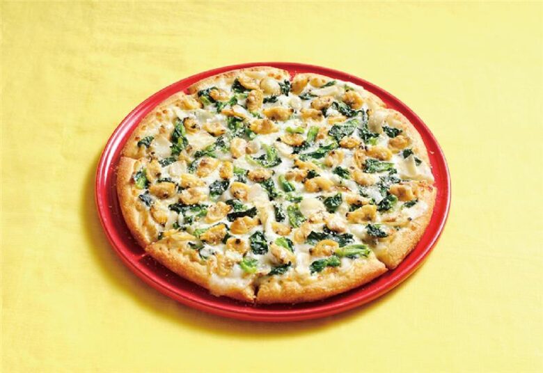 あさりと菜の花のホワイトソース（北海道産ホワイトソース使用）