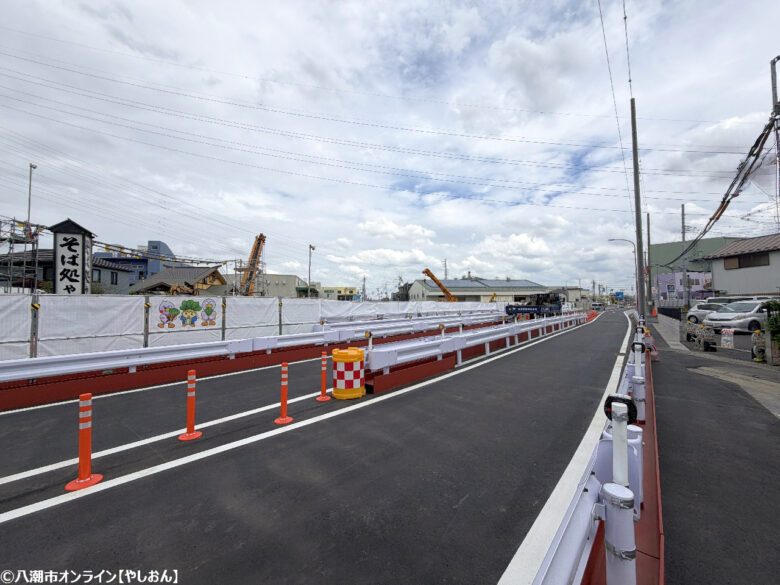 八潮・松戸草加線が暫定開通　道路陥没事故から1年4ヶ月ぶりに交通再開