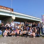 八潮の地域清掃「夢ひろい」4周年　フラワーパークで春の特別回開催