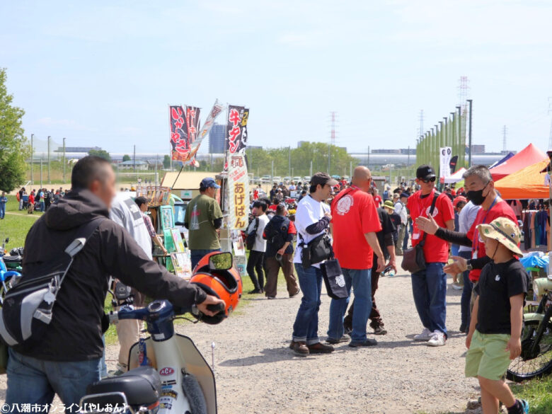 八潮で人気バイクイベント「カブミーティング春ハラミ」最終回レポート　300台超が集結
