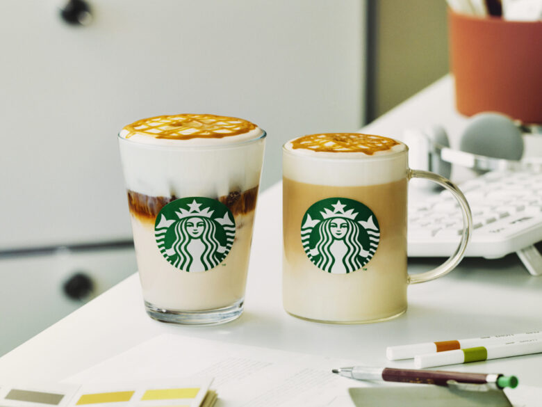 スタバ日本上陸30周年、新キャラメル マキアート登場　4月17日発売