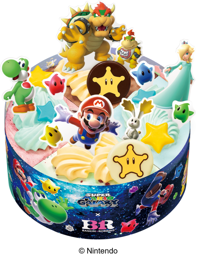 アイスクリームケーキ 「スーパーマリオギャラクシー パレット４」