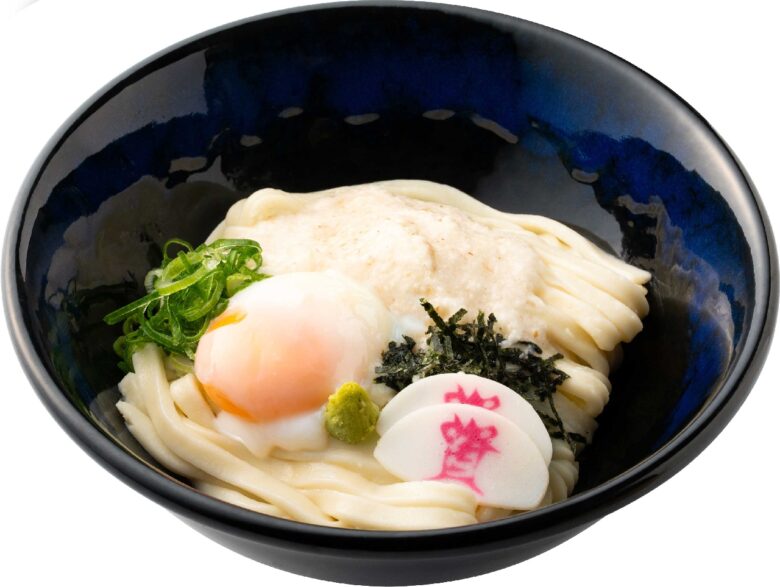 山いも温玉ぶっかけうどん 税抜689円（税込757円）