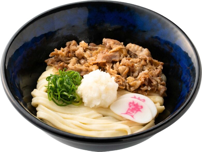 肉おろしぶっかけうどん 税抜759円（税込834円）