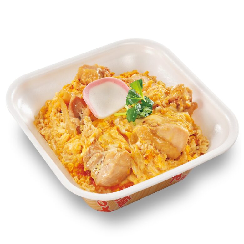 出汁醤油ロースカツ in the 親子丼弁当