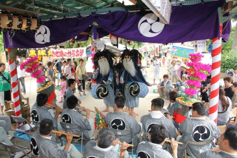 【三郷市】戸ヶ崎の三匹の獅子舞