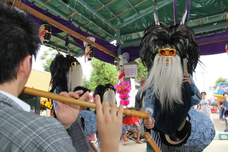 【三郷市】戸ヶ崎の三匹の獅子舞