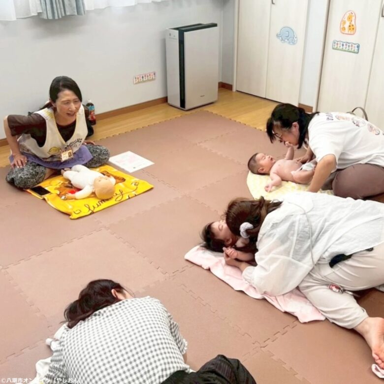 八潮市で親子のふれあい時間を楽しむ「タッチケア教室 ほっぺちゃん」プレオープン開催