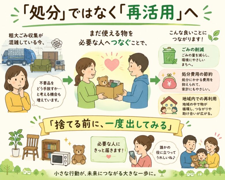 粗大ごみは約1カ月待ちも…注目集まる「ジモティー」活用術　メルカリ・ヤフオクとの違いは？