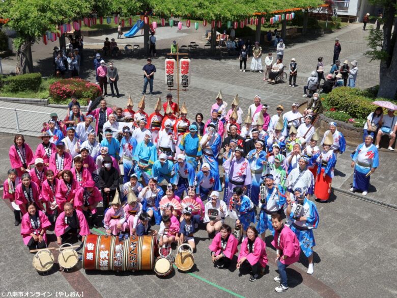 60名超の踊り手が八潮団地に集結 阿波踊りで盛り上がる「春の健康フェスティバル」開催