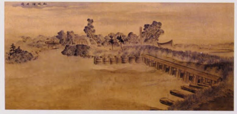松伏溜井図（1901 年）