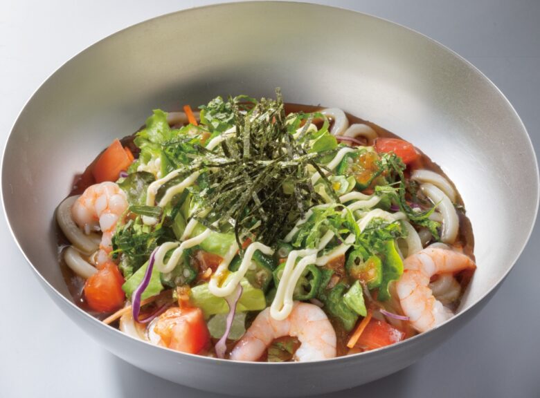 海老と蒸し鶏のコク旨冷麺