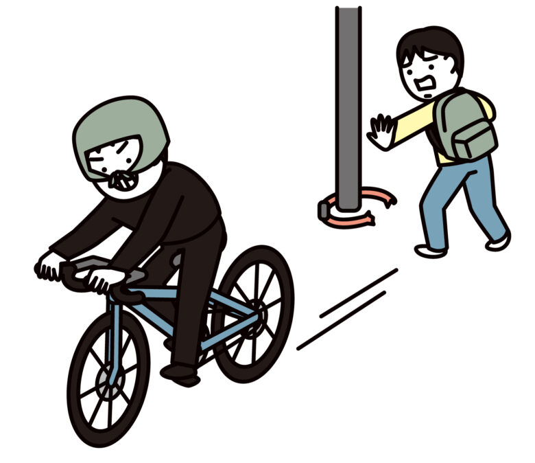 自転車 窃盗 泥棒