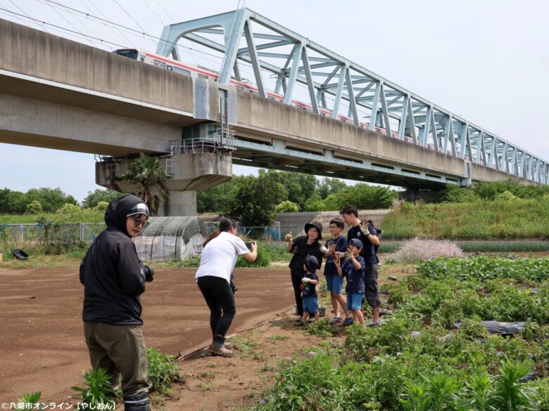 八潮市で話題の新体験「はたけ写真館」オープン じゃがいも収穫と家族写真を同時に楽しむ特別な一日