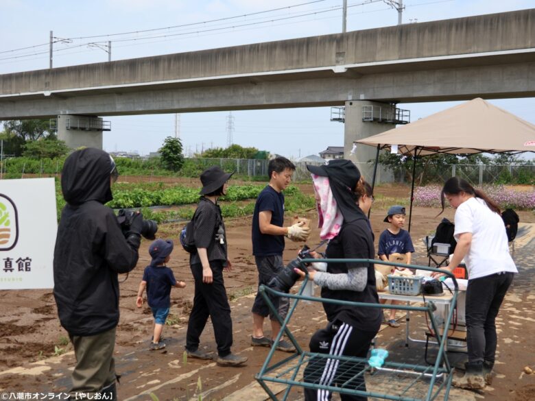 八潮市で話題の新体験「はたけ写真館」オープン じゃがいも収穫と家族写真を同時に楽しむ特別な一日