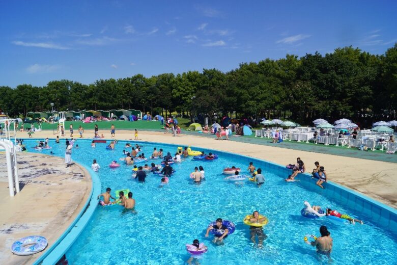 越谷のしらこばと公園プールが7月4日オープン　ナイトプールやテントサウナも開催