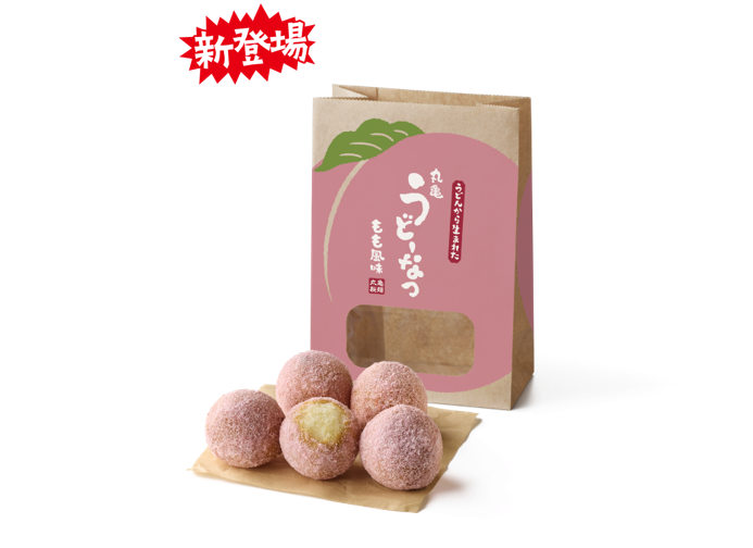 夏限定「丸亀うどーなつ もも風味」登場！桃香るもっちもち新スイーツが販売開始